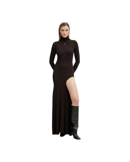 Coperni Maxi Jurken in het Black