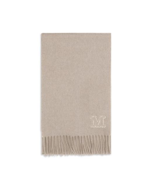 Max Mara Brown Monogram Schal