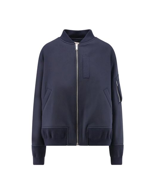 Semicouture Blue Bomber Jackets