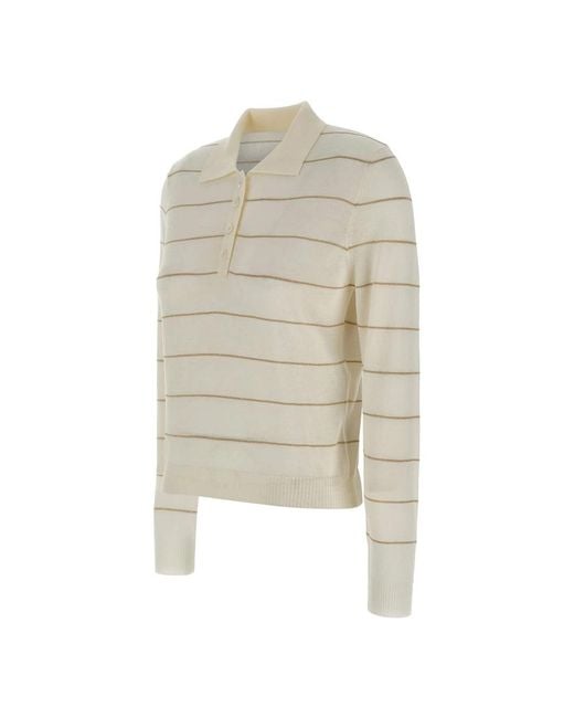 Eleventy White Round-Neck Knitwear