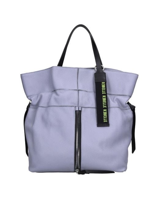 Rebelle Purple Shopping Bags