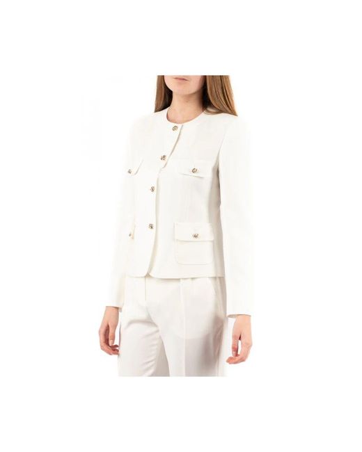 Max Mara White Elegante studio jacke