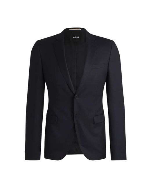 HUGO Jassen ,Blauw ,Wol Stijlvolle 100% Wol Trui in het Black voor heren