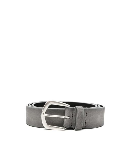 Officine Creative Gray Belts for men