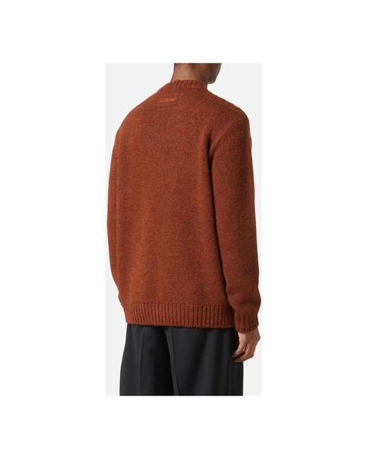 Round-Neck Knitwear di Iceberg in Brown da Uomo