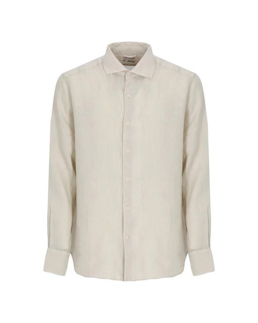 Mc2 Saint Barth White Casual Shirts for men