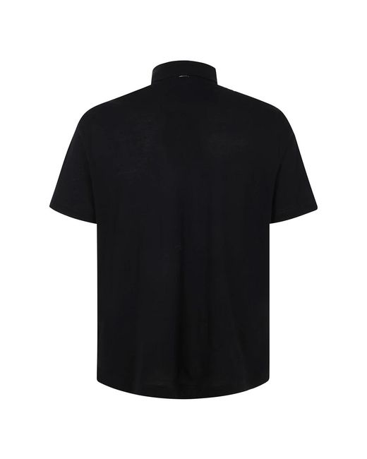 Herno Black Polo Shirts for men