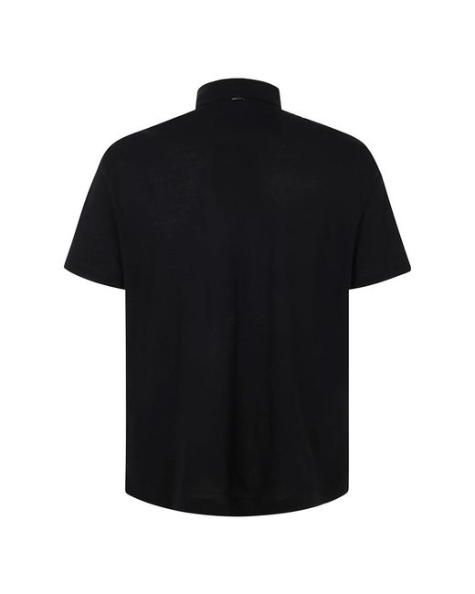 Herno Tops ,Zwart ,Katoen Polo Shirt in het Black voor heren