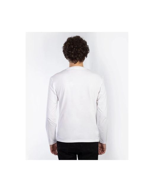 Tops > long sleeve tops Replay pour homme en coloris White