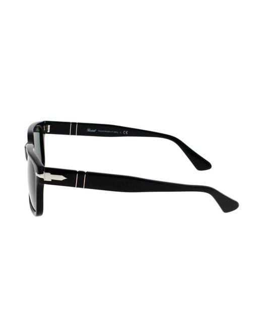 Persol Black Mutige und raffinierte sonnenbrille mit originalfarben
