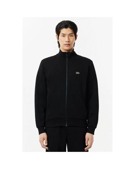 Zip-Throughs di Lacoste in Black da Uomo