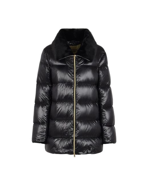 Herno Black Down Jackets