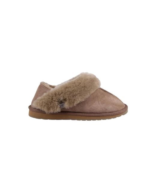 EMU Luxe Slipper Mushroom Stijl in het Brown