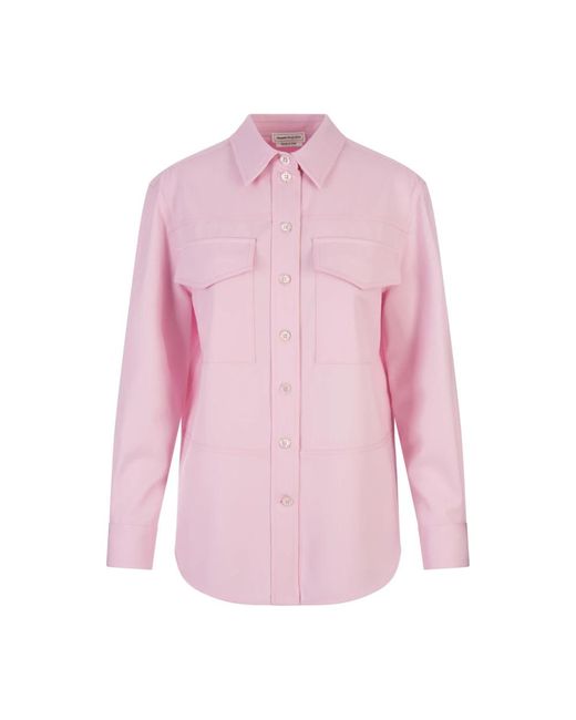Alexander McQueen Pink Shirts