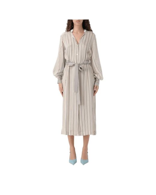 Shirt Dresses di Twinset in Natural