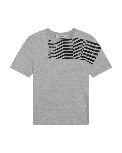 Golden Goose Deluxe Brand Gray T-Shirts for men