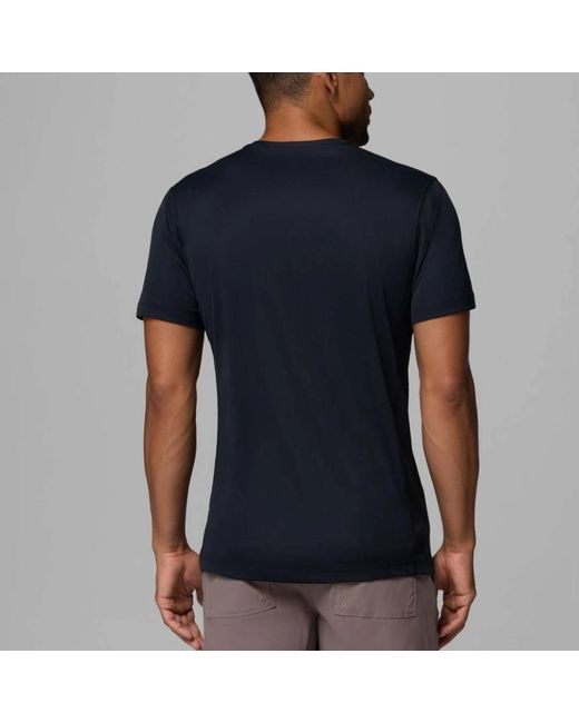 Columbia Zero Rules Light Ss Crew in het Black voor heren