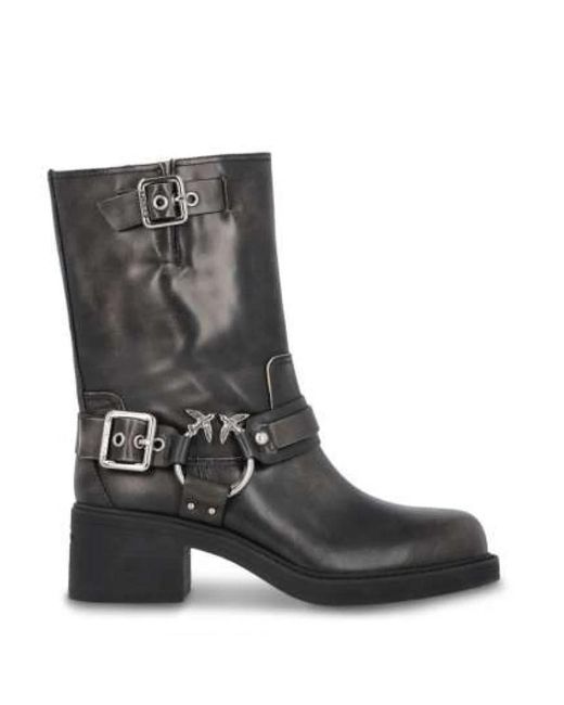 Pinko Black Heeled Boots