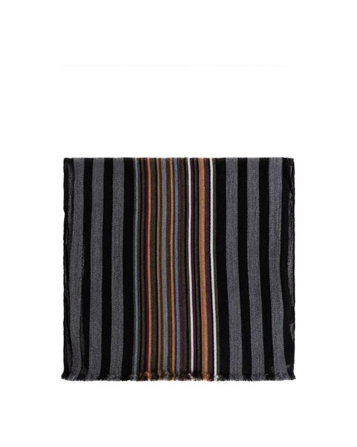 Paul Smith Gestreifter Schal in Black für Herren