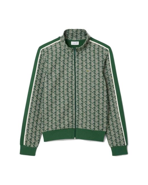 Lacoste Green Zip-Throughs for men