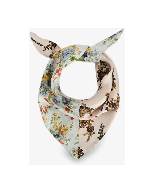 Scarves di Jil Sander in Metallic