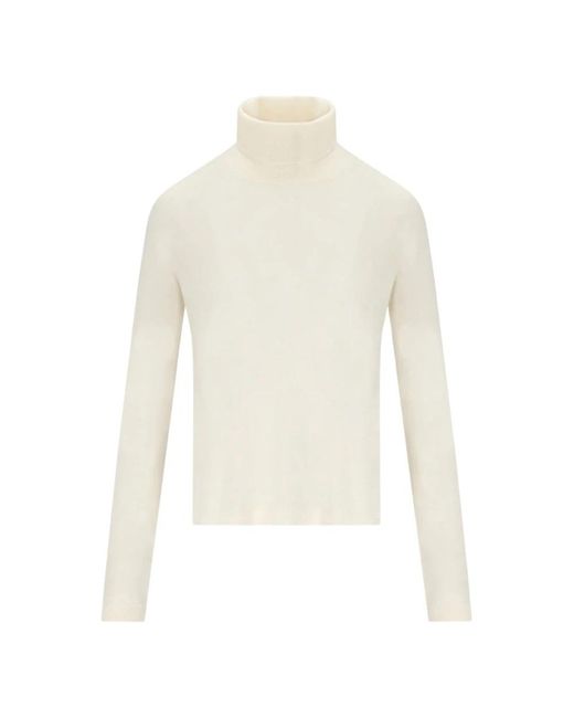 Max Mara White Turtlenecks