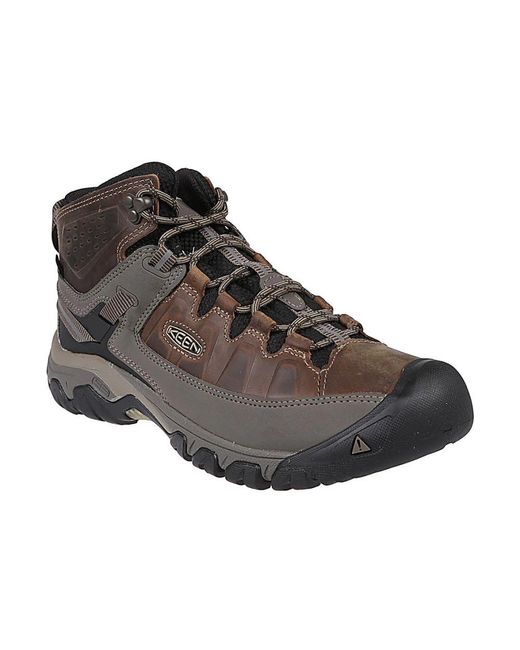 Keen Brown Lace-Up Boots for men