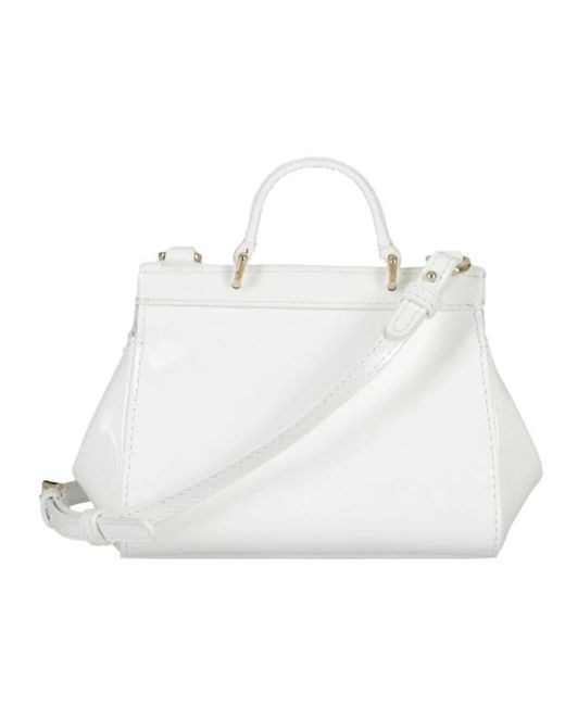 Dolce & Gabbana White Shoulder Bags