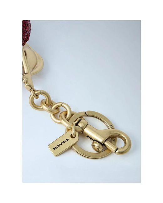 COACH Metallic Keychains