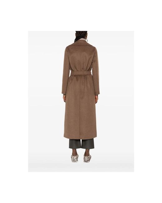 Max Mara Brown Belted Coats