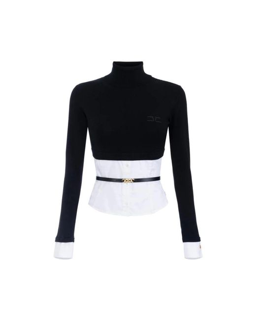 Elisabetta Franchi Black Turtlenecks