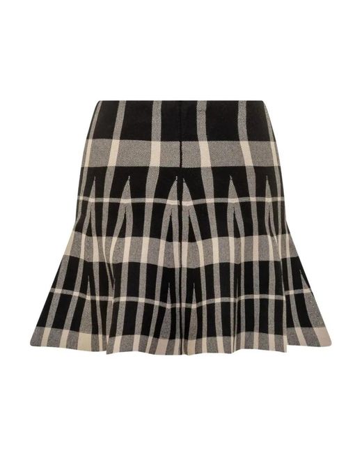 MSGM Black Short Skirts