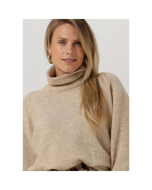 Modström Adrian T-Neck Trui in het Brown