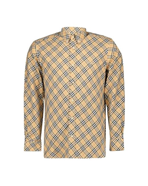 Casual Shirts di Burberry in Brown da Uomo