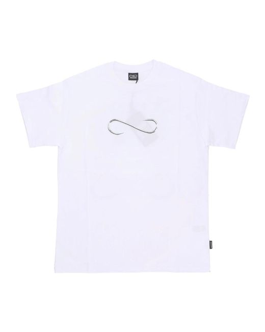 Propaganda Snake Logo Weißes Tee Kurzarm in White für Herren