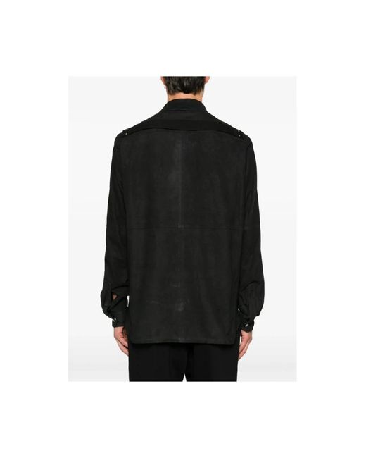 Rick Owens Black Light Jackets for men