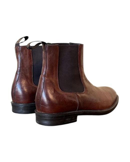 Moma Purple Chelsea Boots for men