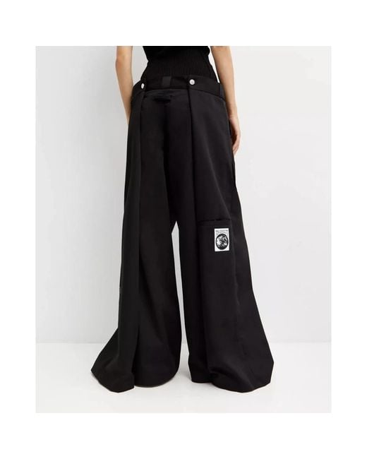 Jean Paul Gaultier Black Wide Trousers