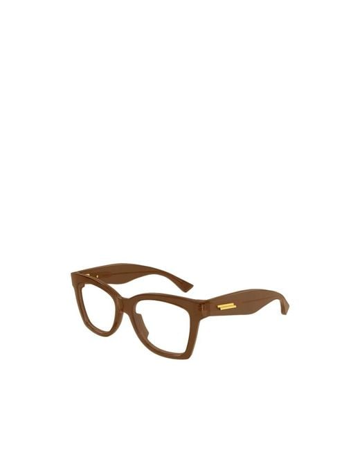 Bottega Veneta Brown Glasses