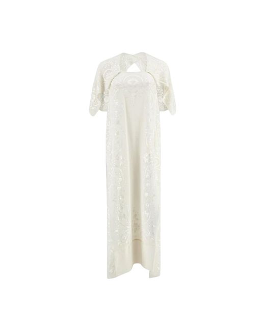 Zeus + Dione White Midi Dresses