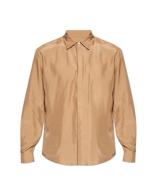 DSquared² Zijden Overhemd in het Natural voor heren