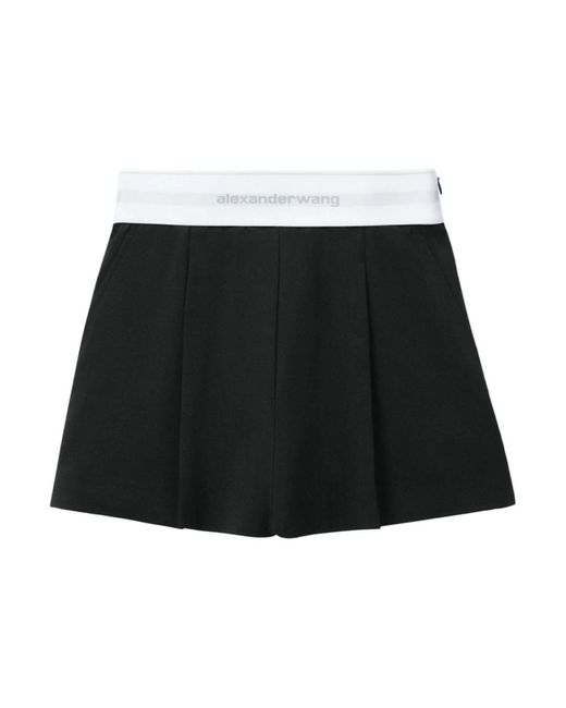 Alexander Wang Black Short Skirts