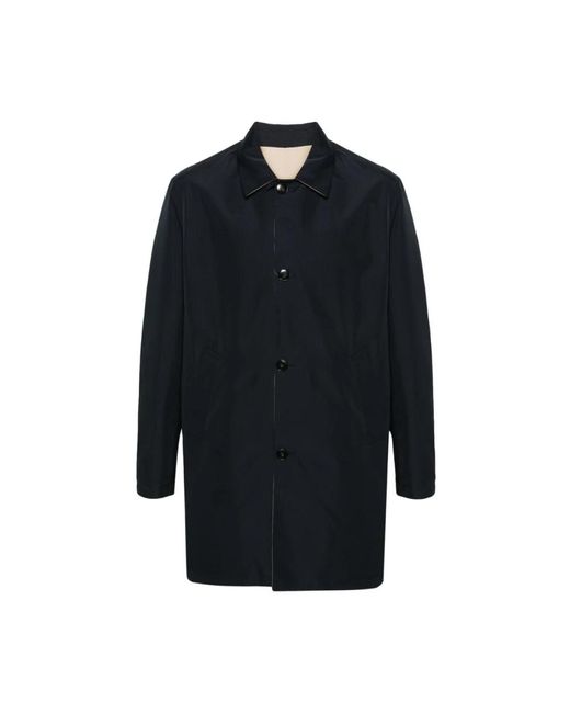 Coats > single-breasted coats Canali pour homme en coloris Blue