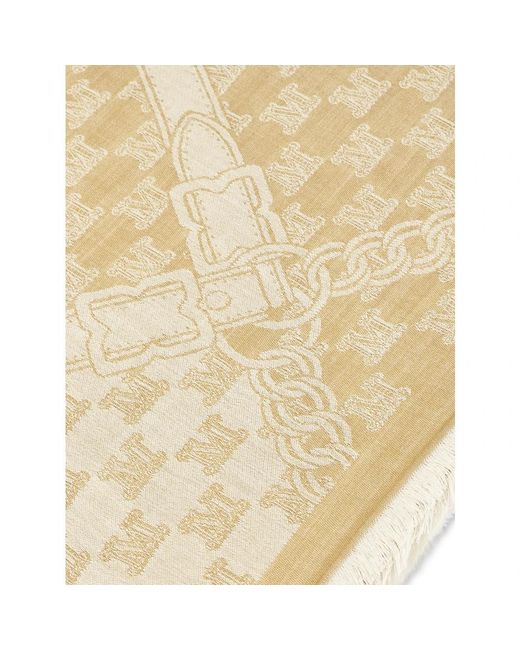 Max Mara Natural Scarves