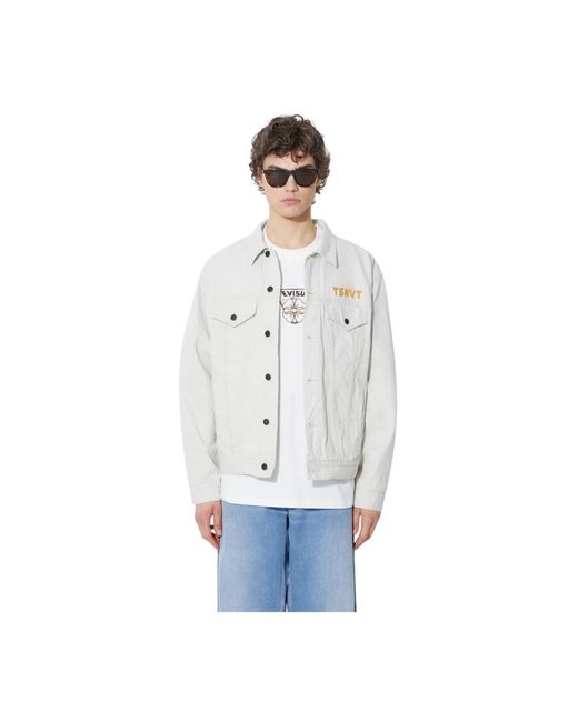Denim Jackets di Thisisneverthat in White da Uomo