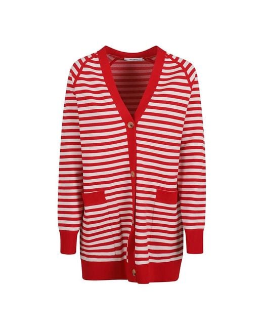Max Mara Truien & Vesten ,Rood ,Polyester Rode Tenore Trui in het Red