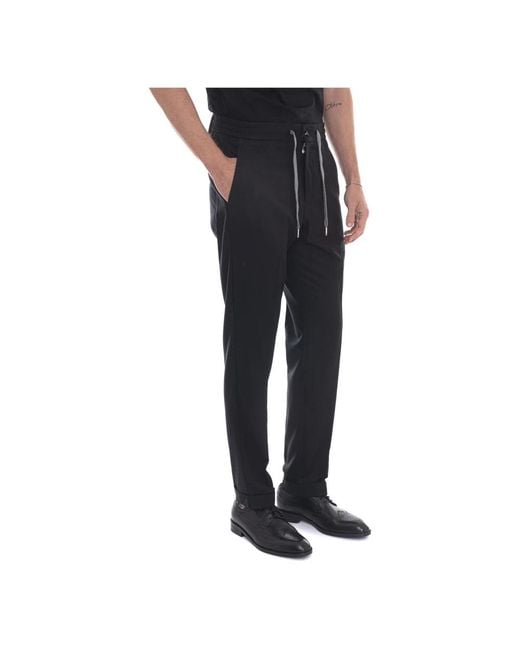 Marco Pescarolo Blue Slim-Fit Trousers for men