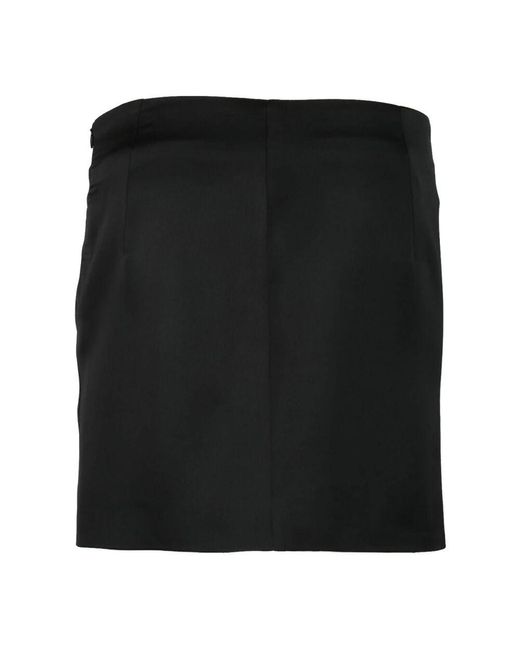 Nineminutes Black Elegantes Polyester Elastan Kleid