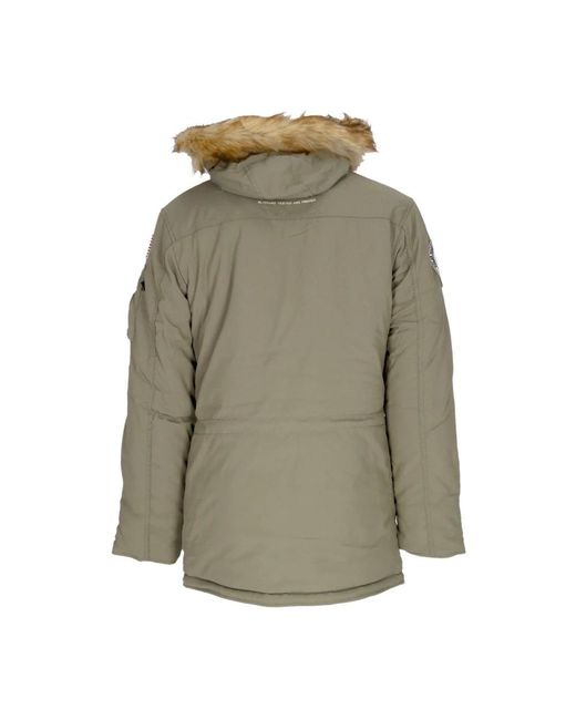 Alpha Industries Green Winter Jackets for men