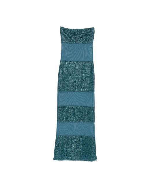 Oseree Kleedjes ,Blauw ,Maxi Kleedjes in het Green